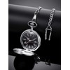Pangda Quartz Pocket Watch to Husband Gift, Engraved Pocket Watch