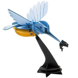 Fridolin 3D Paper Model Kingfisher