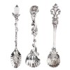 Teaspoons, Vintage Style Cutlery Coffee Spoon Tea Spoons Antique Silver