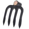 KADAX Potato Hoe 4 Prong Garden Hoe Forged Steel Manure