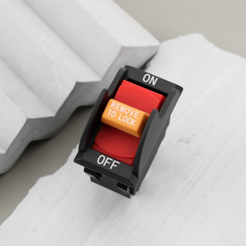 ECSiNG 2pcs SW7A Table Saw On-Off Toggle Switch 12A/20A 250V