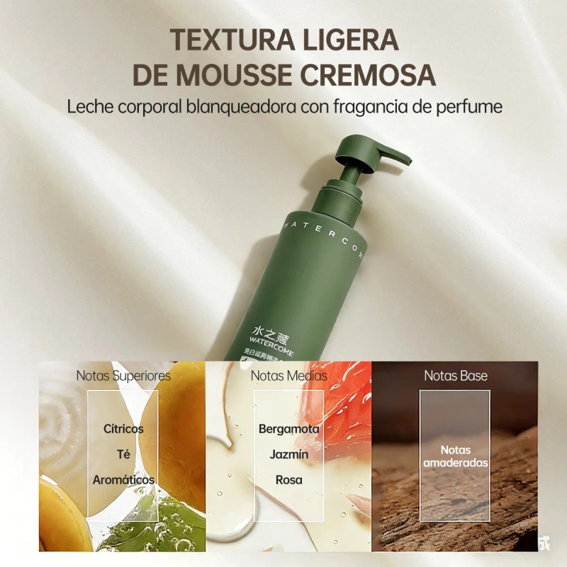 Watercome Loción Corporal Niacinamida Blanqueadora 220g