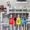 48 PCS Shut Off Valve Tags 5 x 3 Inch