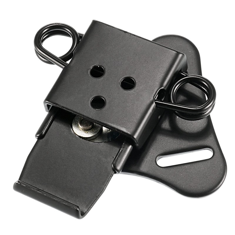uxcell 2.56-inch Iron Spring Loaded Butterfly Twist Latch Keeper Toggle