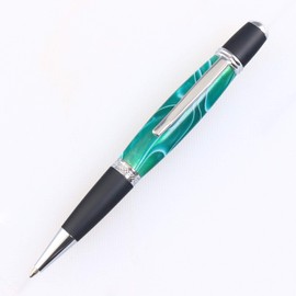 Legacy Woodturning, Viceroy Pen Kit - Chrome and Matte Black Chrome, 6 Pack