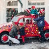 Bememo 116 Pcs Christmas Car Decorations Magnetic Christmas Decor 84