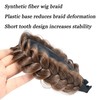 STHEJFB Wide Braided Headband Hoop Fashion Hair Accessories Elastic Non-slip