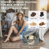 Bamneat Hat Box for Travel & Home Closet Storage, Side