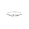 Elli Women's Infinity Ring with Crystals in 925 Sterling Silver,
