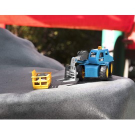 Driven by Battat – 7-Inch Telehandler Forklift Toy with Lights & Sounds, Movable Parts, Construction Vehicle for Boys & Girls, Durable Design, Realistic Details, Gift 3+ Years Toy for Kids