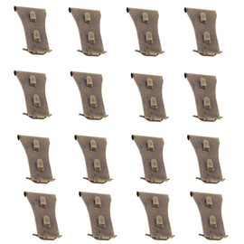 16Pcs Brick Wall Hooks Hangers for Outside Wall Home Decor,Brick Clips for Hanging Outdoors Metal Brick Hangers, Fits 2.25in to 2.45in High Bricks,No Drill Brick Wall Clips