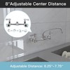 BWE Commercial Kitchen Faucets, Kitchen Sink Faucet, 8 Inch Center