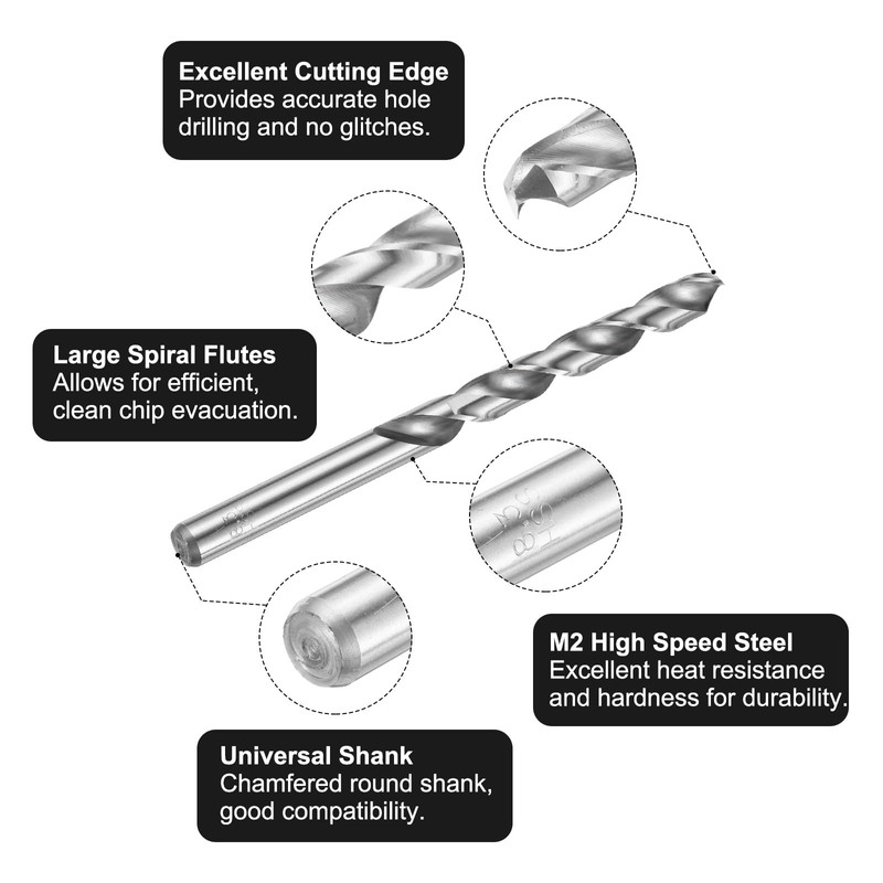 sourcing map Tap & Drill Bit Set, 1pcs 1/8-27 NPT