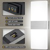 MEHIDFY Wall Sconces Sets of 2, Dimmable Touch Control Wall
