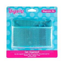 3C4G Magnetic Locker Bin, Turquoise