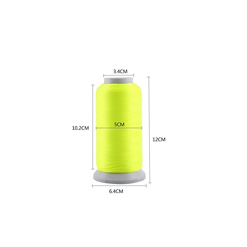 KIMISS Spool Glow in The Dark Machine Embroidery Sewing Thread,