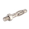 50Pcs Banana Plugs Hex Thread High Accuracy Good Transmission Performance