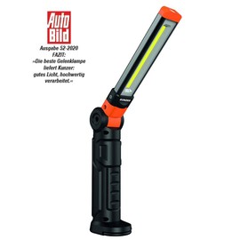 KUNZER PL-081.1 Orange COB Work Lamp Dimmable - 300 lm Light Intensity, 10 Hours Lighting Time - 180° Swivel and Rotatable