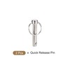 METALLIXITY Quick Release Pins (8mmx42mm) 2Pcs, Carbon Steel Pull Pin