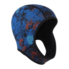 Neoprene Diving Hood with Chin Strap, 2MM Thermal Wetsuit Hood Cap Swim Caps Dive Cap Surf Cap Stretchable Diving Cap Surfing Hood for Water Sports, Swimming Kayaking Snorkeling Sailing Canoeing