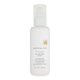 Kristin Ess Blow Dry Mist 5 Oz Heat Protectant Anti Frizz Shine Enhancer
