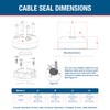 SEAVIEW | Round Cable Gland | Marine Grade Waterproof Cable