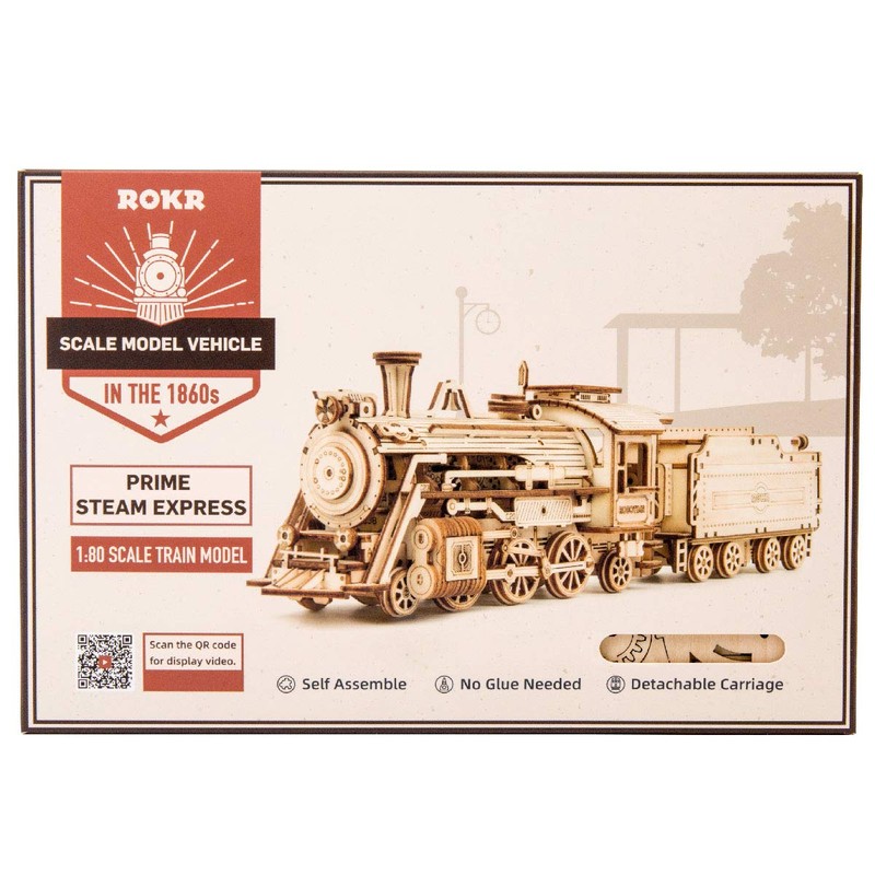 Robotime Classical Steam Express Train 3D Puzzle