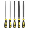 HARFINGTON 5pcs Metal File Set 8" High Carbon Steel Double