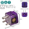 ROAD WARRIOR RWG-D005 Electrical Plug for International Travel B3 Type