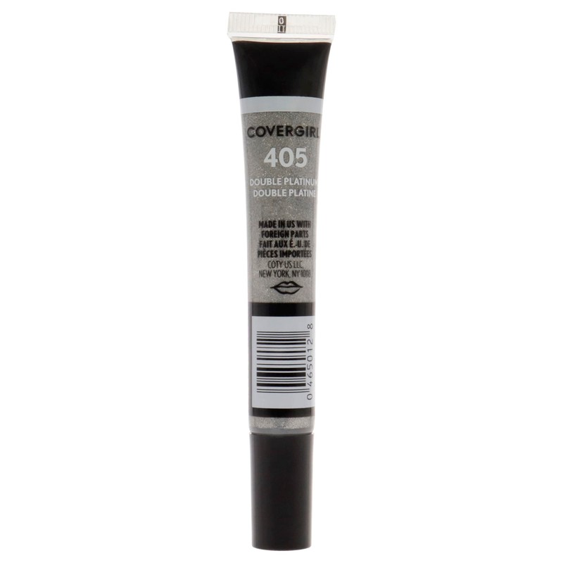 COVERGIRL Melting Pout Glitz Liquid Glitter Topcoat, Double Platinum, 0.02