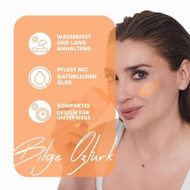 BILGE OZTURK Coloured Sun Protection Pen, SPF 50+ UVA/UVB Protection, Face Sun Protection for Sensitive Skin, Quick Absorption, Water and Sweat-Resistant, Travel Size, Suitable for Children, 5 Floz Orange