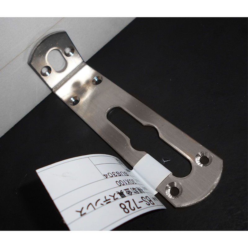 Wake Industry BS-728 Auxiliary Metal Fittings, Stainless Steel NO106, 30X100