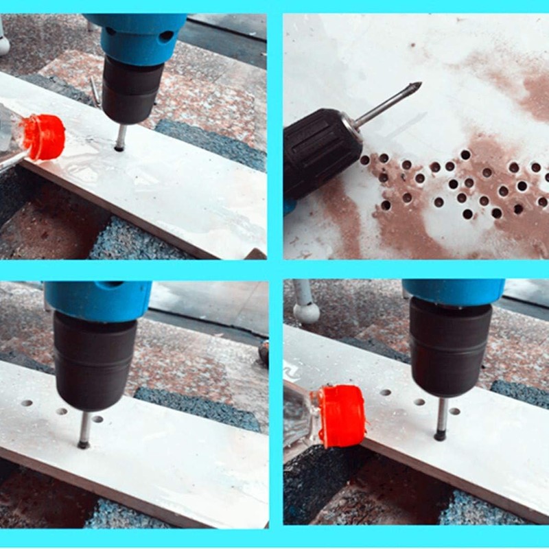 Amonk 10Pcs Glass Drill Bits for Glass Ceramic Marble Tile