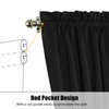 2 Panel French Door Curtains With Rod Pocket Tieback Indoor