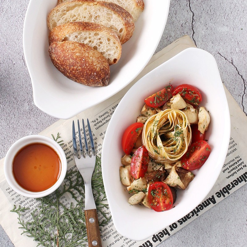 Witch Oven Gratin Bowl Dish Stand Pasta Lasagna Gratingi Curry