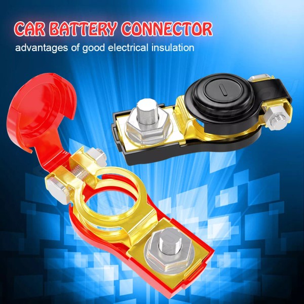 Unbranded Car Battery Terminal Connectors Quick Release Disconnect Positive Negative