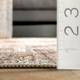 Home Weavers Bell Flower Collection 100% Cotton Tufted Bath Rugs, Extra Soft and Absorbent Bath Rugs, Non-Slip Bath Mats, Machine Washable, Bath Mats for Bathroom Floor and Tub, 22" Round, Yellow