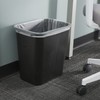 Brighton Professional Wastebasket, Black, 7 gal. by Staples