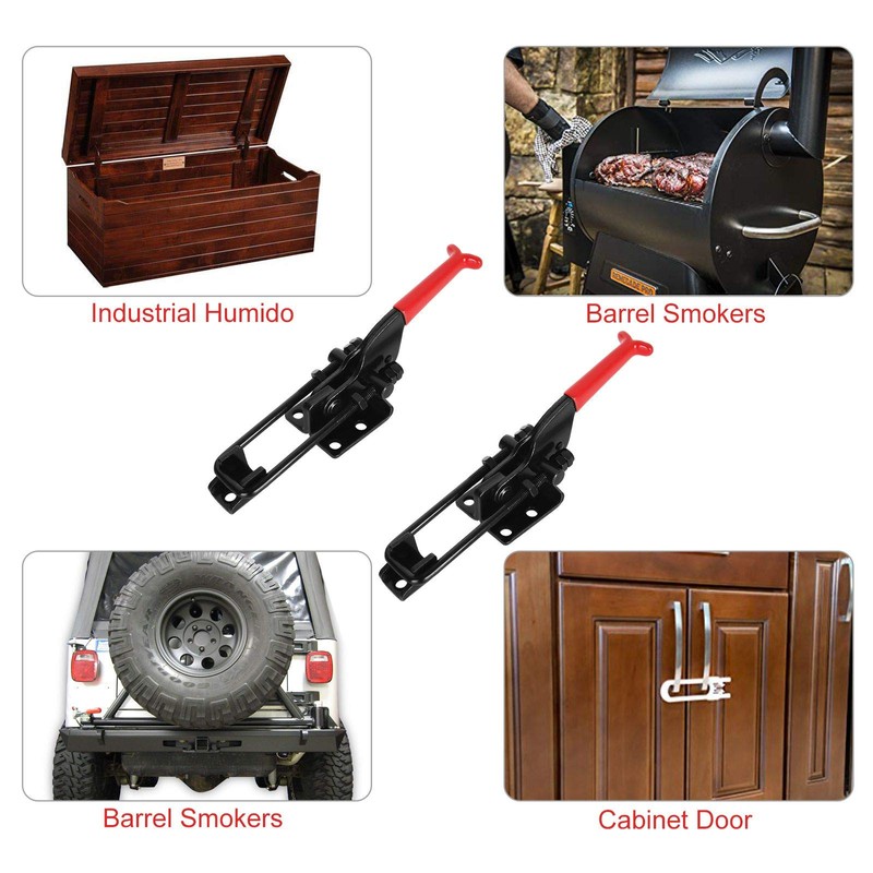 AConnet 4PCS 700lbs Capacity Toggle Clamps GH-431 Adjustable U Bolt