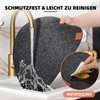 Tischset aus Filz 18er Set, 6 Tischsets Abwaschbar Platzsets rutschfest