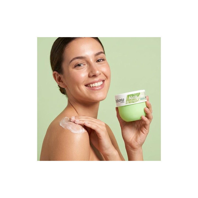 Babaria Crema Corporal Aloe para Pieles Sensibles, 400 ml