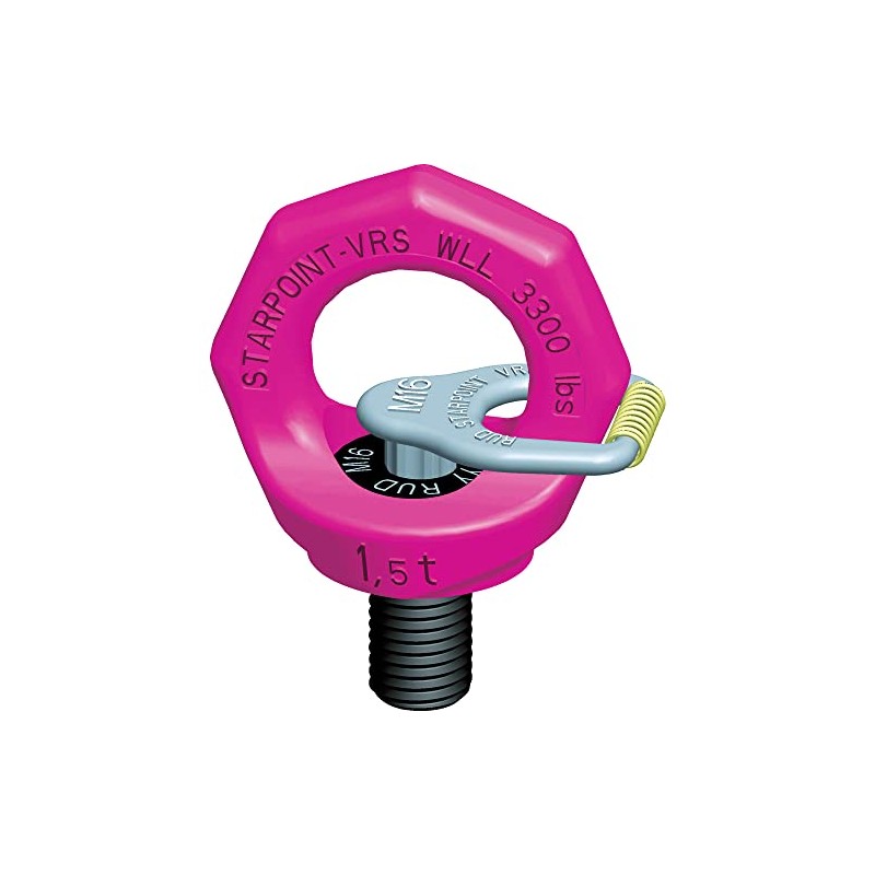 RUD VRSM12 Rotating Eye Bolt Star Point M12