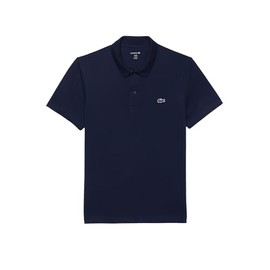 Lacoste Men's Regular Fit Cotton Blend Polo Shirt, Navy Blue, Medium