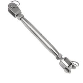 316 Stainless Steel Jaw and Jaw Closed Body Turnbuckle, 5/16" (8mm) Thread Diameter, Durable, Weather Resistant, Heavy Duty Clasp, Closed Body Lock QQ Claws Marine Class - (1PCS)