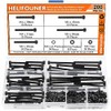 200 Pieces M4 x 30mm /35mm /40mm /45mm /50mm, Hex