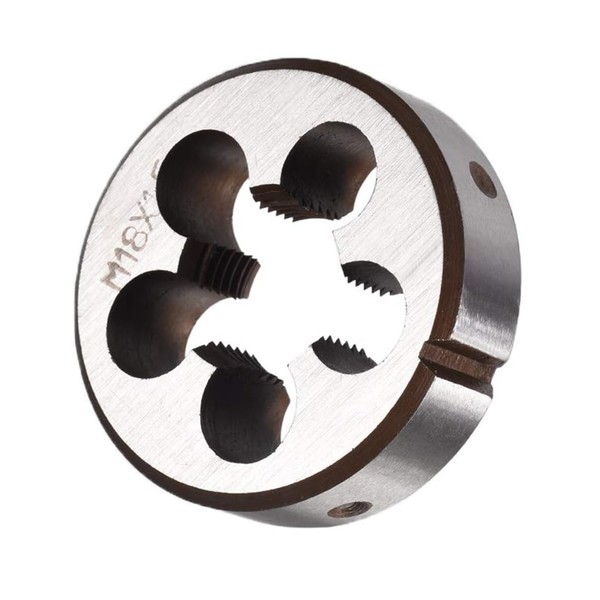 TA-VIGOR 1pc M18 x 1.5 Metric Adjustable Threading Die, Alloy