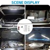 Ongfuwu Under Hood LED Light Kit, 12V Waterproof Car Under