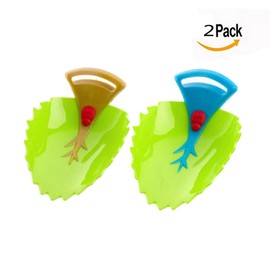 Itian 2 Piece Leaves Shape Water Faucet Tap Extender Toddler Children Kids Hand Washing Sink Randomly Children Cartoon Water Chute