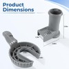 AIYOYOLIFE 5304518968 Lower Spray Arm Support and 5304506518 Dishwasher Drain
