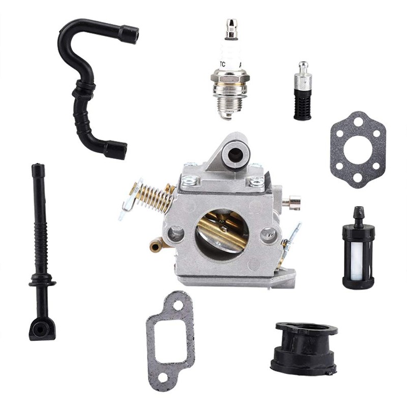 CARBURETOR SET 100% NEW HIGH QUALITY EASY INSTALLATION MS170 MS180